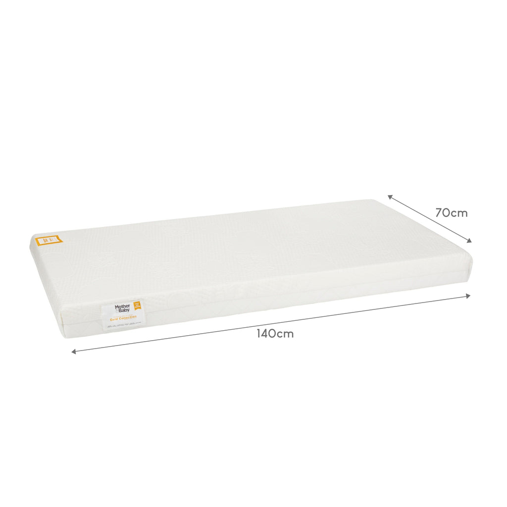 Mother & Baby First Gold Anti Allergy Foam Cot Bed Mattress 140x70