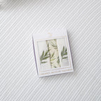 The Gilded Bird Muslin Swaddle (Set Of 3)- Linen Leaves