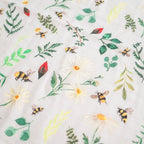 The Gilded Bird X-Large Muslin Swaddle- Wild Bees