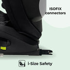 My Babiie MBCS23 i-Size (100-150cm) High Back Booster Car Seat - Billie Faiers Quilted Black