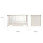 Cuddleco Clara 2 Pc Nursery Set- Cashmere & Ash