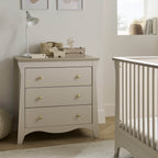 Cuddleco Clara 2 Pc Nursery Set- Cashmere & Ash