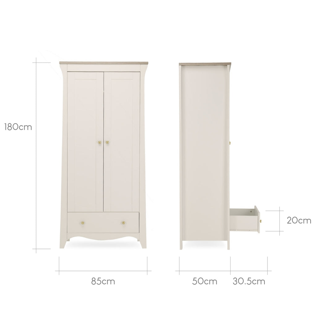 Cuddleco Clara 3 Pc Furniture Set-Cashmere & Ash