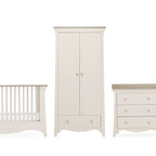 Cuddleco Clara 3 Pc Furniture Set-Cashmere & Ash
