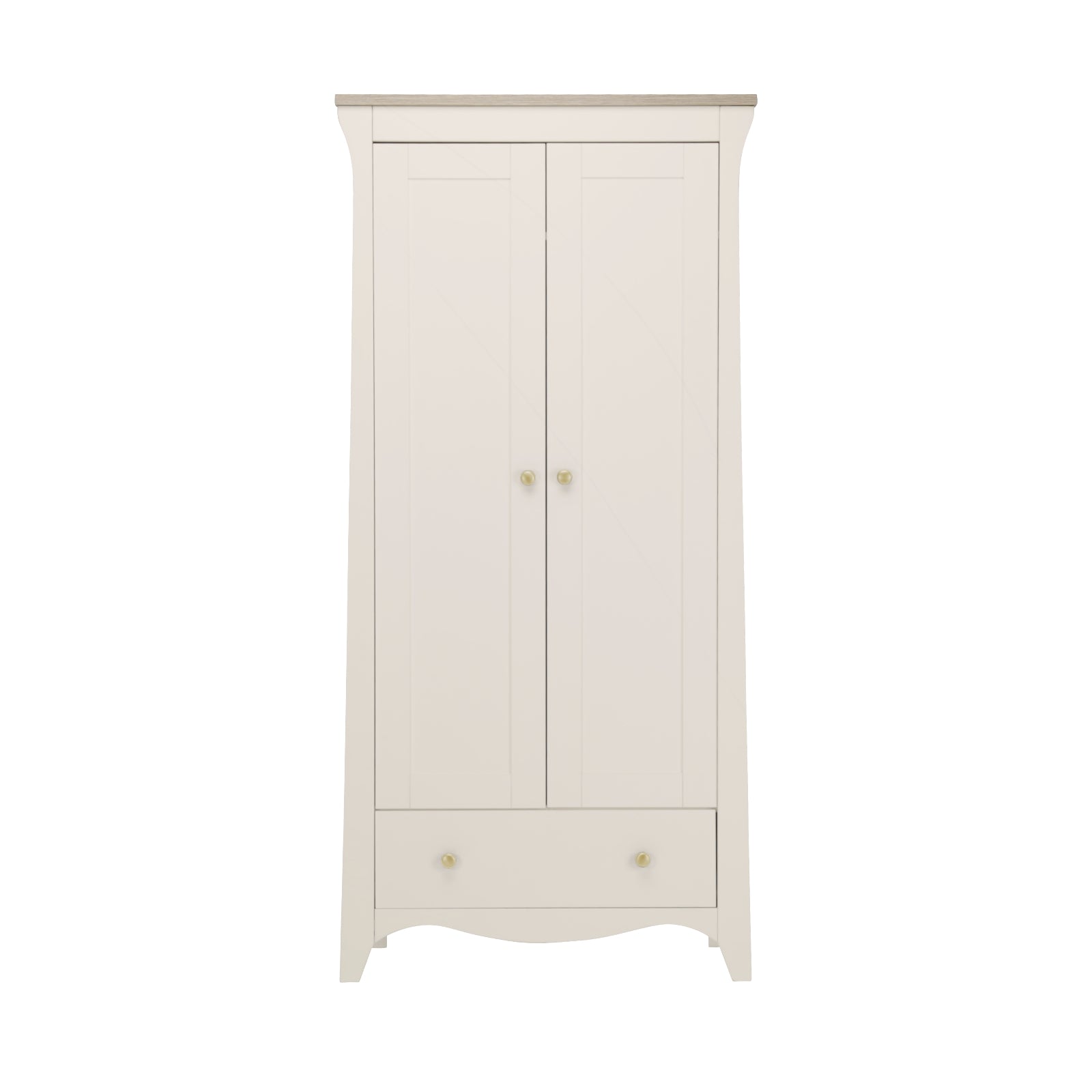 Cuddleco Clara Cashmere & Ash 2 Door Double Wardrobe