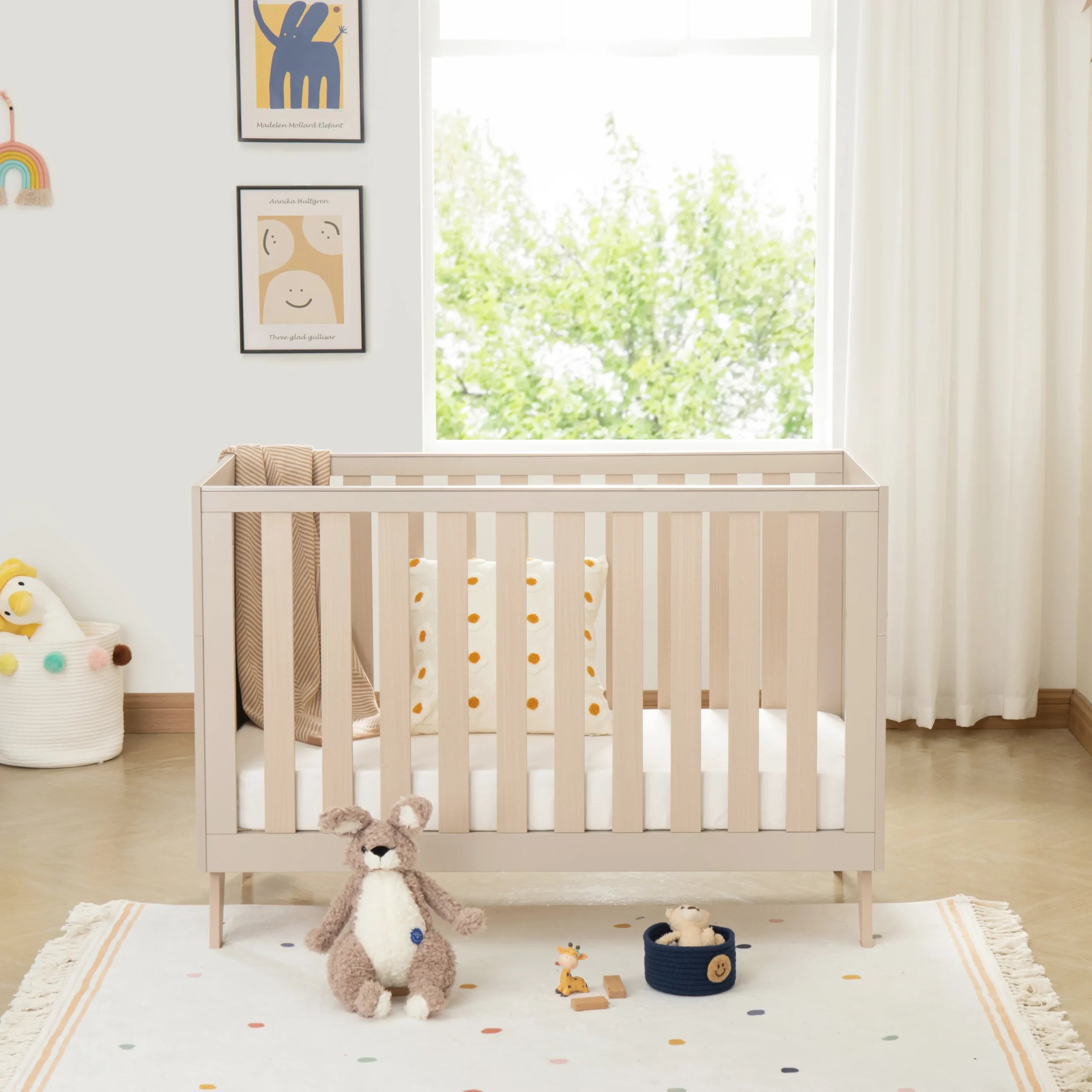 Dante Mini Cot Bed – Cashmere