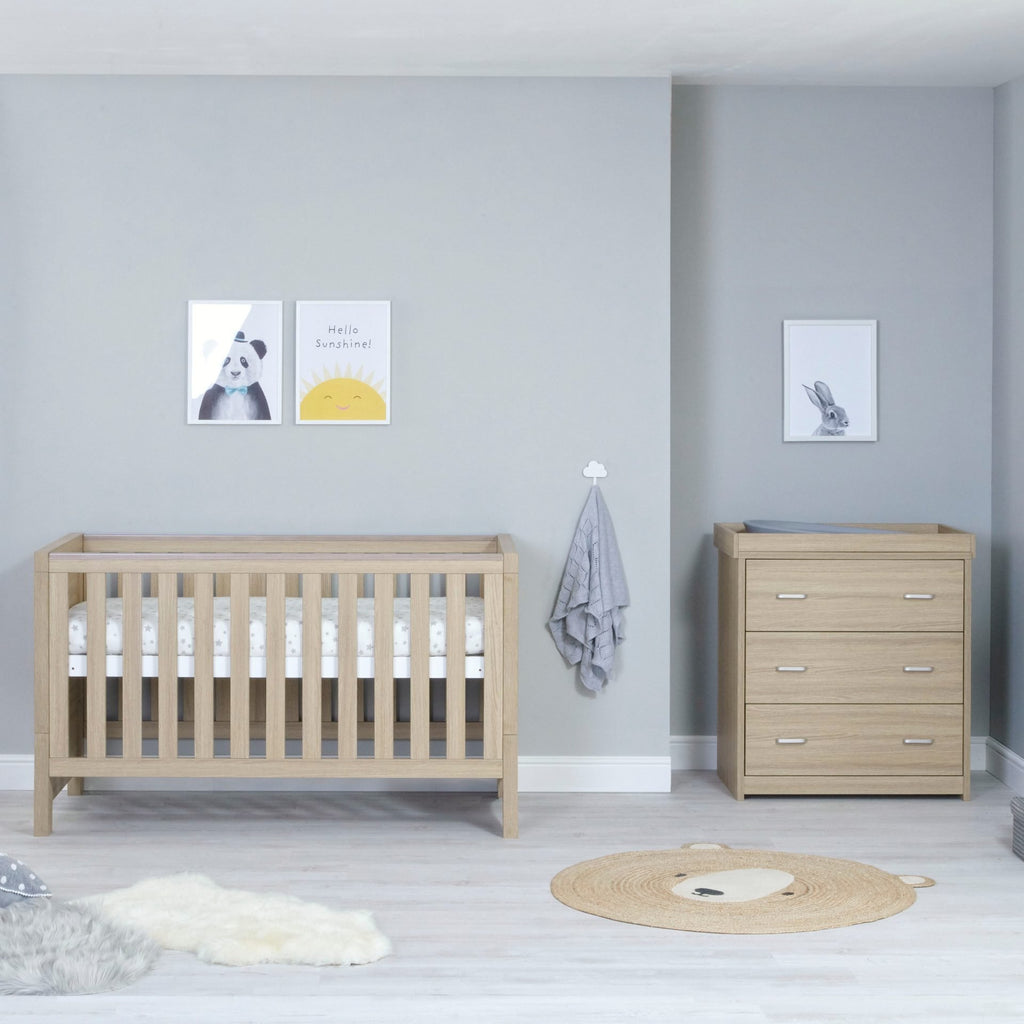 Luno 2 Piece Room Set - Oak