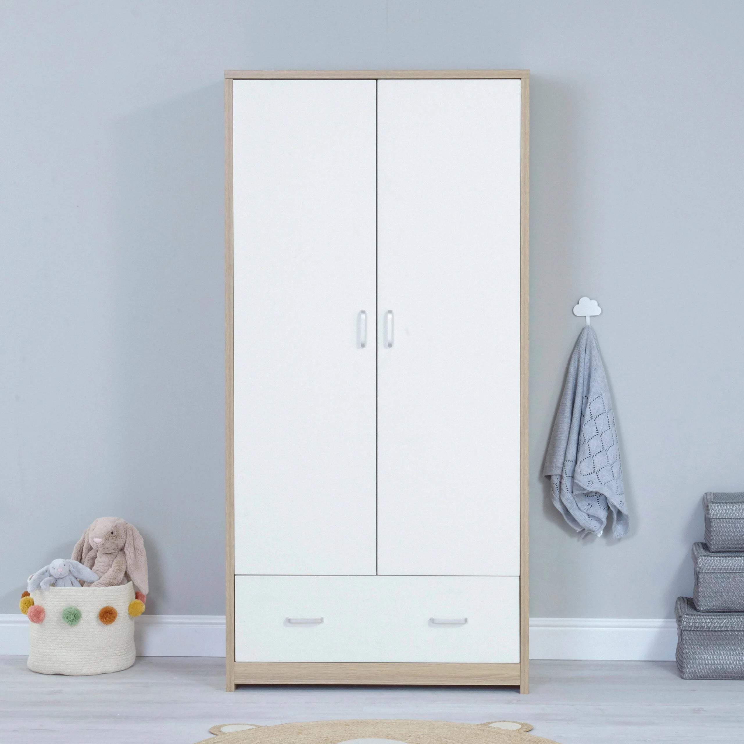 Veni 3 Piece Room Set - Oak White