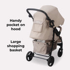 My Babiie MB30 Billie Faiers Oatmeal Pushchair