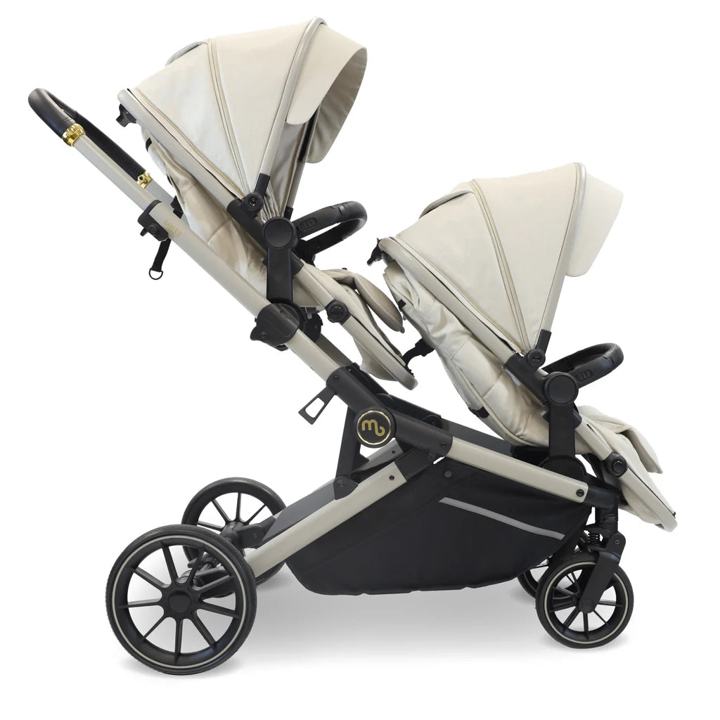 MB33 Tandem Pushchair with Infant Carrier - Ivory