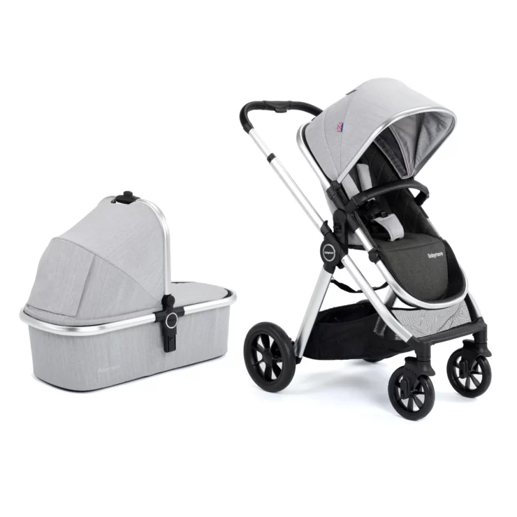 MeMore V2 Pram Pushchair - Silver Grey
