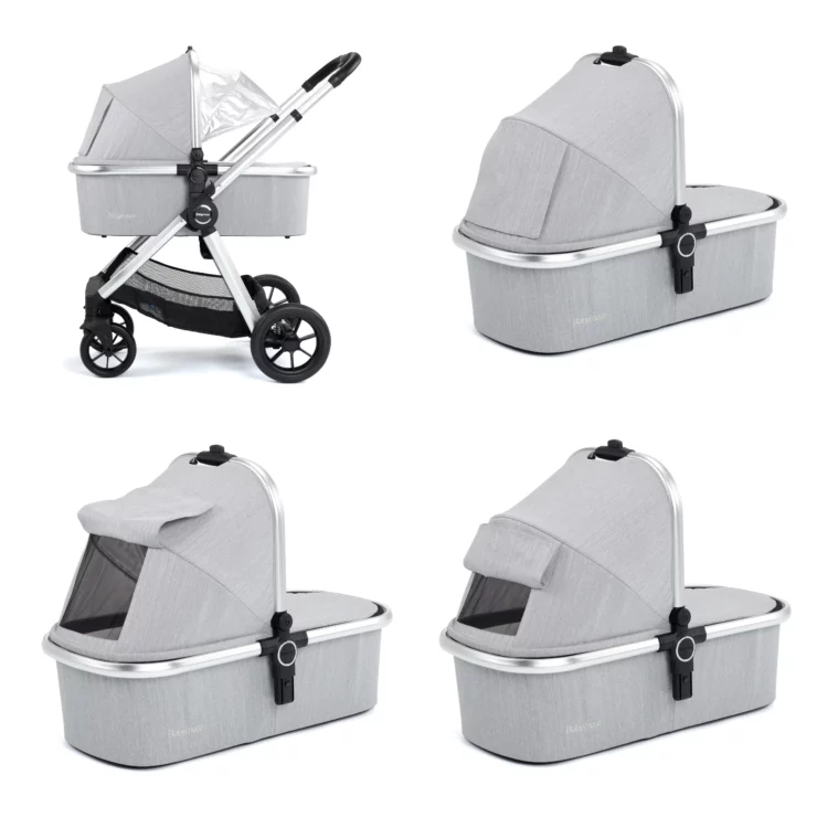 MeMore V2 Pram Pushchair - Silver Grey