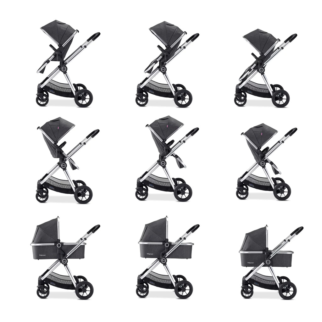 Memore V2 Travel System 13 Piece Coco i-Size with Base - Chrome