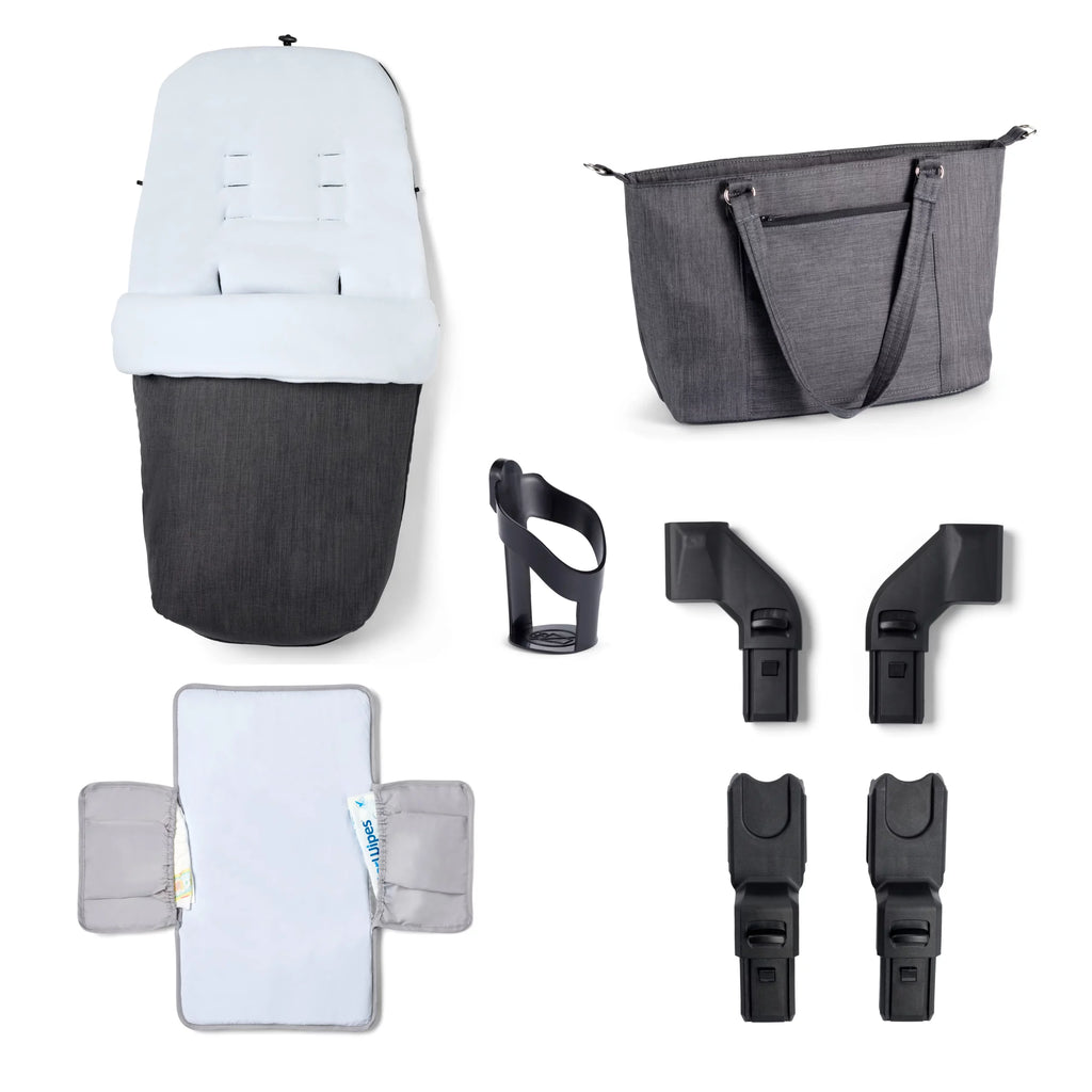 Memore V2 Travel System 13 Piece Coco i-Size with Base - Chrome