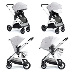 Memore V2 Travel System 13 Piece Pecan i-Size – Silver