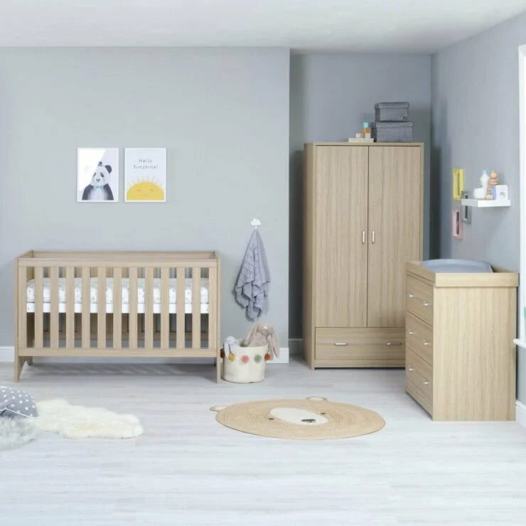 Veni 3 Piece Room Set - Oak