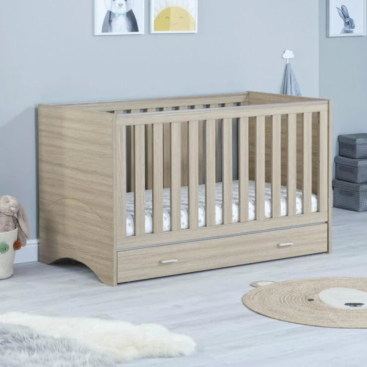 Veni 3 Piece Room Set with Drawer - Oak