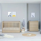 Veni 2 Piece Room Set with Drawer - Oak