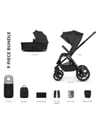 Venicci Upline 2 All Black 2 In 1