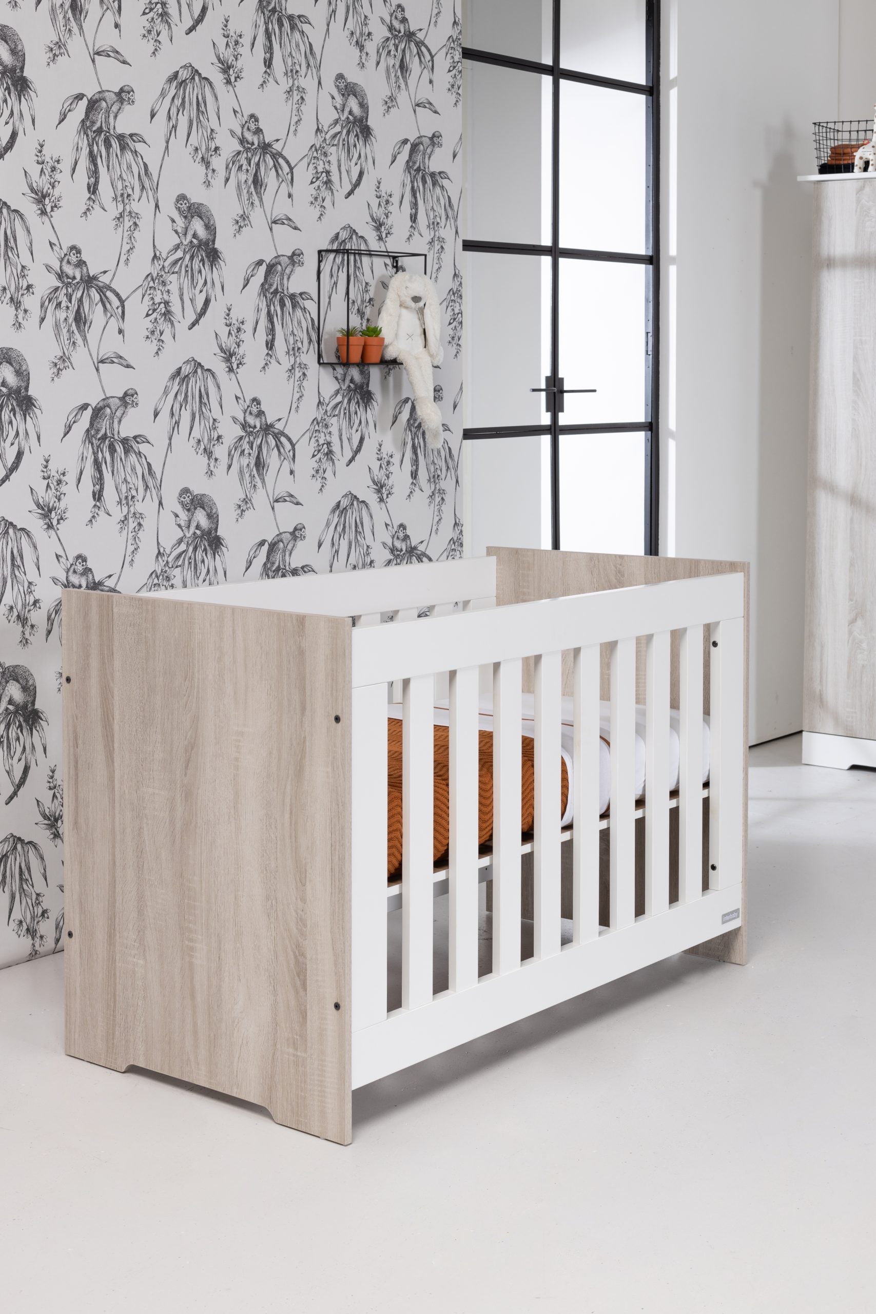 Babystyle Verona 3 Piece Room Set - White/Ash