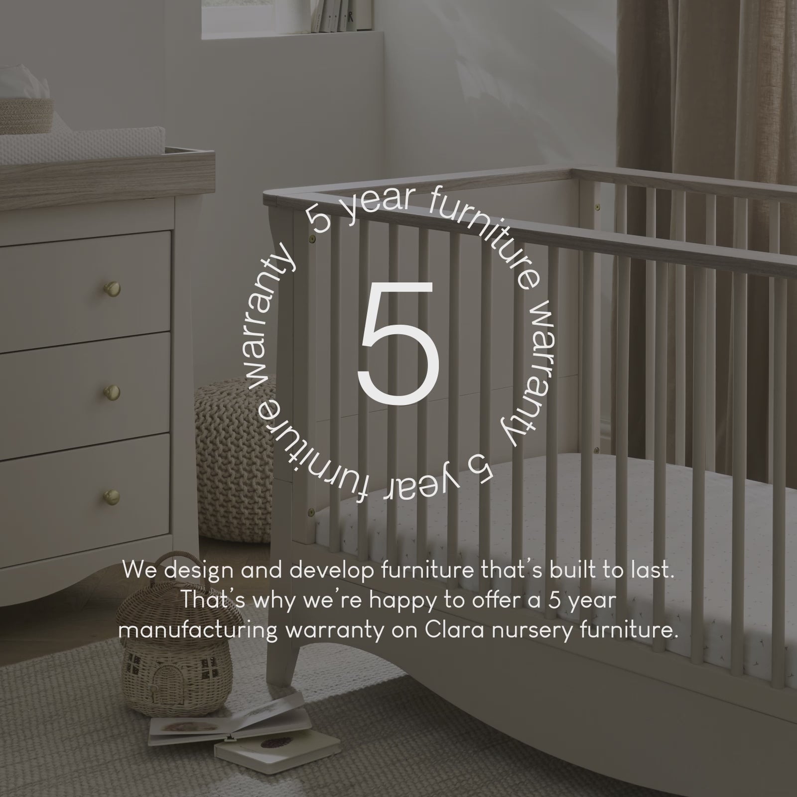 Cuddleco Clara Cashmere & Ash Dresser Changer