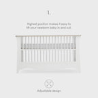 Cuddleco Clara 3pc Set- White & Ash