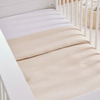 Cot Bed Quilt - Cashmere Waffle