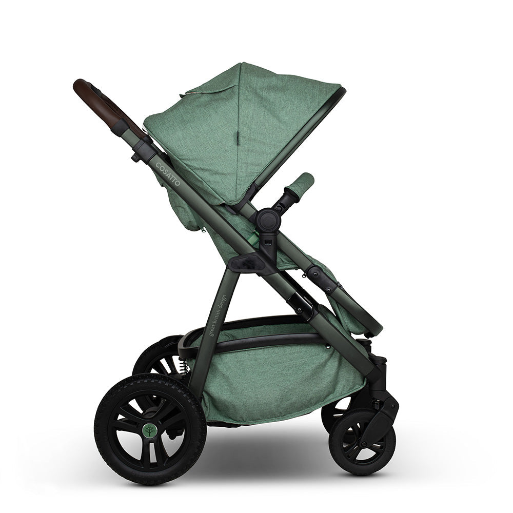 Cosatto Wow 3 All Stage Family Rotate & Recline 2 Base Bundle Meadow