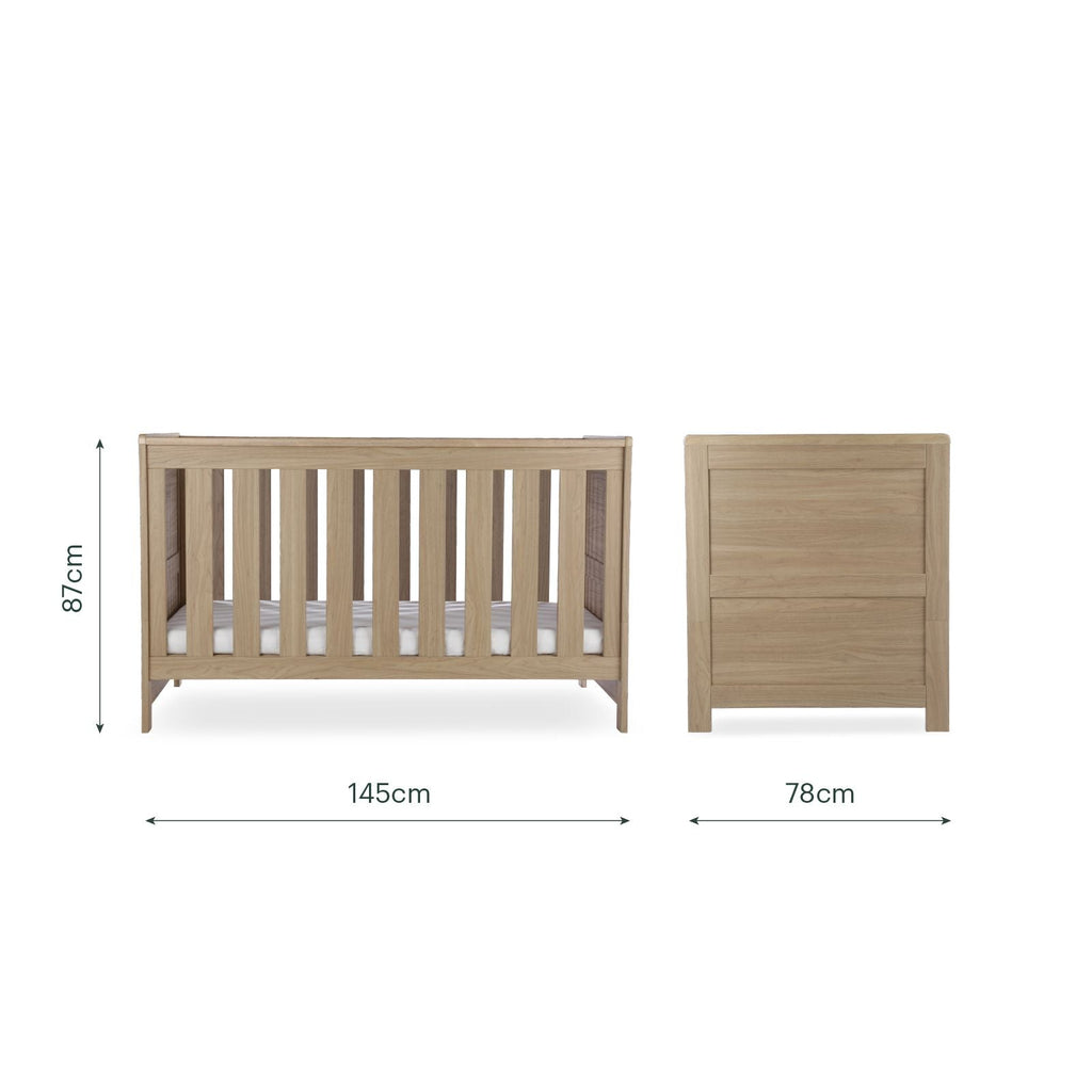Burford Cot Bed - Oak