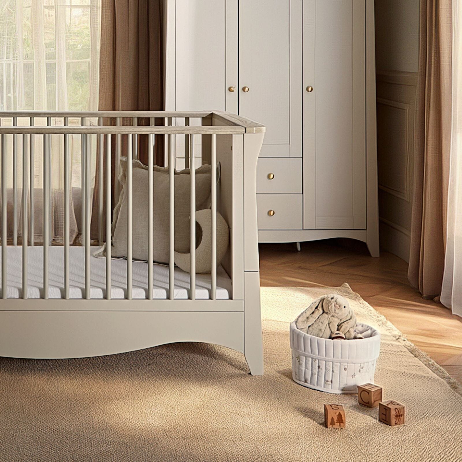 Clara Luxe 3 Piece Furniture Set - Cashmere & Ash