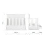 Beaumont Grand 3 Piece Nursery Furniture Set - White