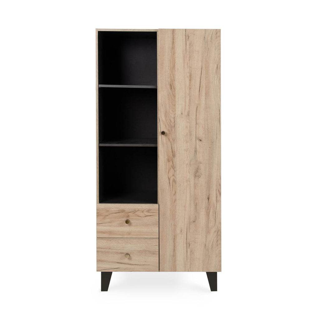 Tutti Bambini Como 3 Piece Room Set - Distressed Oak/Slate Grey