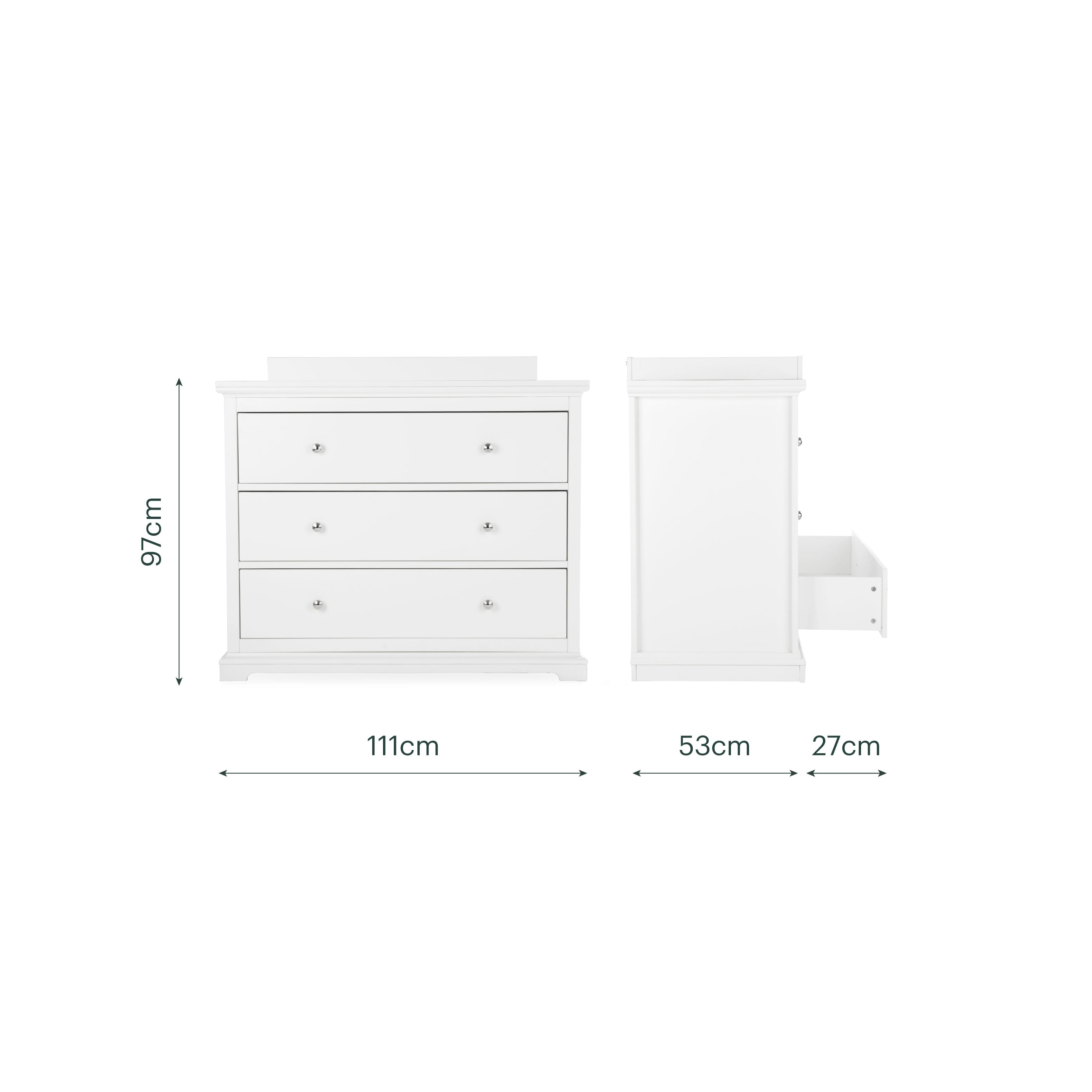Beaumont Dresser Changer - White