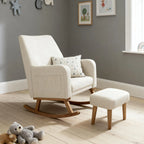 Callie Nursing Chair with Stool – Ivory