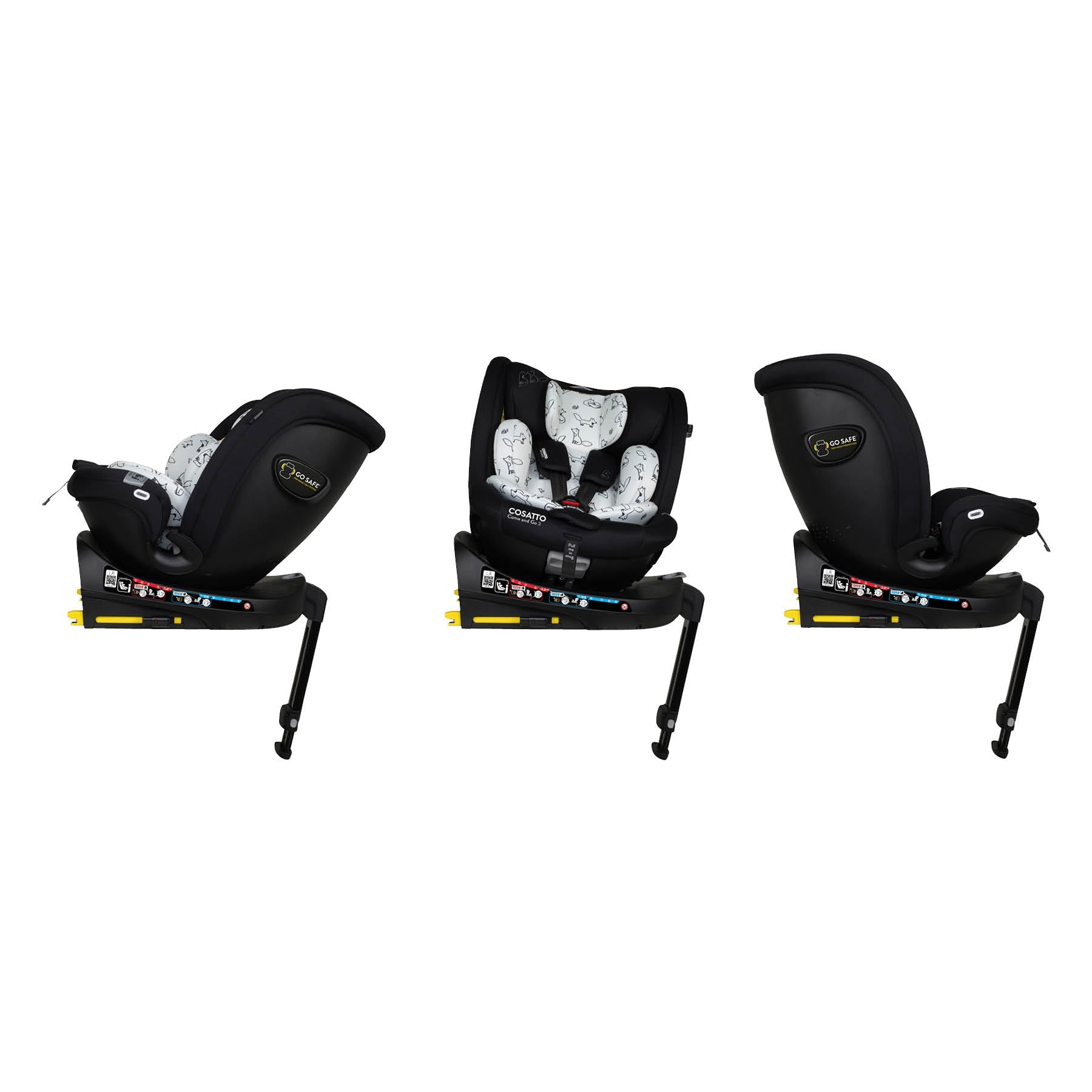 Cosatto Come and Go 2 i-Size 360 Car Seat Foxed