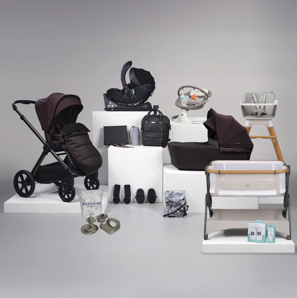 Bababing Raffi Travel,Home & Feeding Bundle- 18pc - Heritage