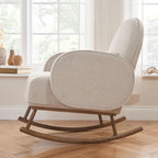 Tutti Bambini Micah Rocking Chair & Footstool - Boucle Biscuit