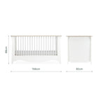 Clara Luxe 2 Piece Furniture Set - White & Ash