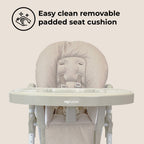 My Babiie Premium Highchair- Herringbone