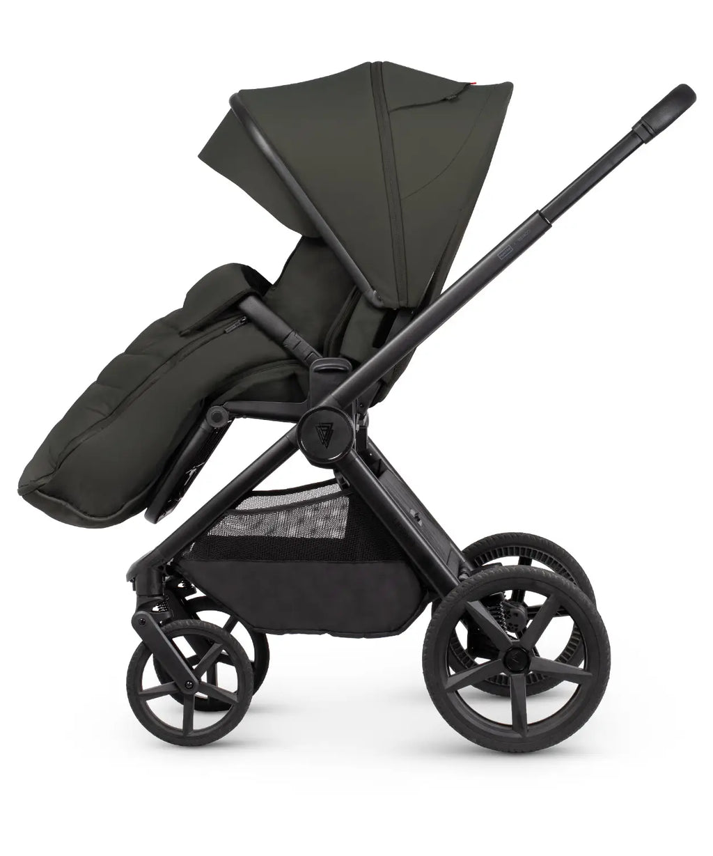 Hunter x Venicci Upline 3 Dark Olive Pram Comfort Bundle (3 in 1)
