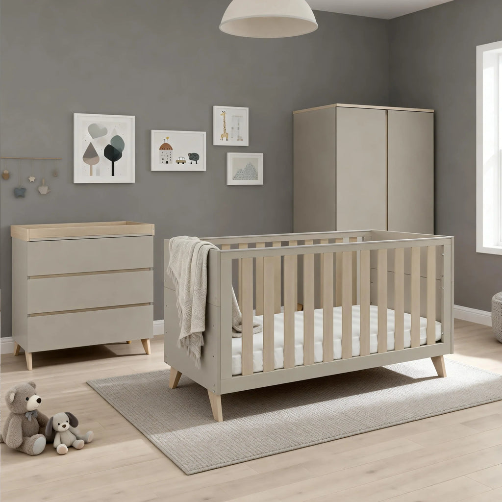 Dante 3 Piece Nursery Room Set – Cashmere