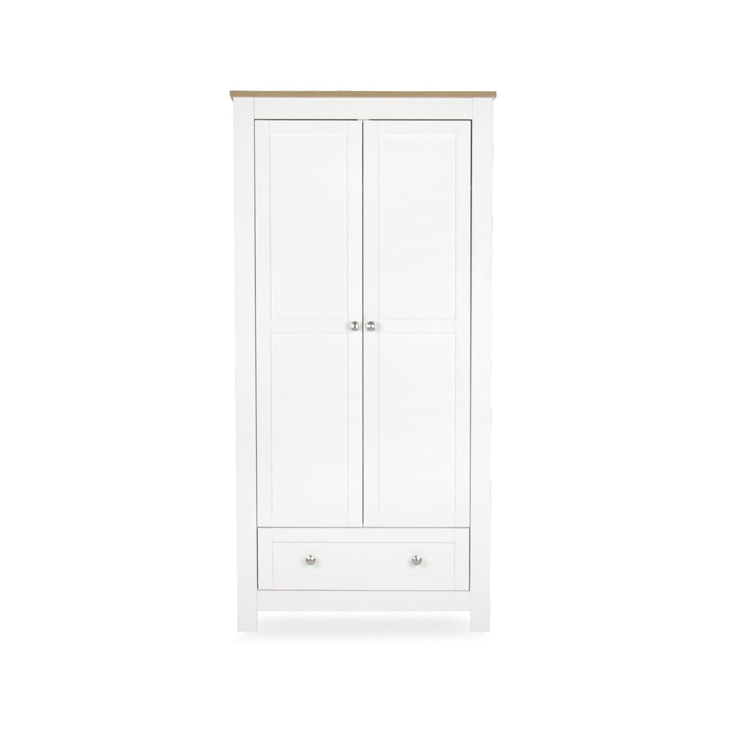 Burford Wardrobe - White & Oak