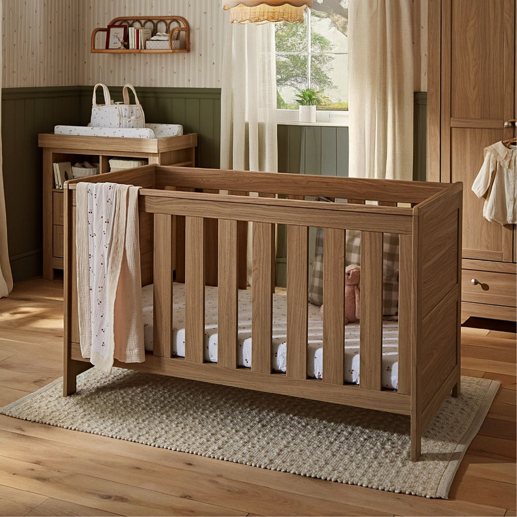 Burford Cot Bed - Oak