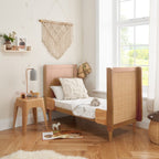 Tutti Bambini Japandi Mini Cot Bed - Light Oak