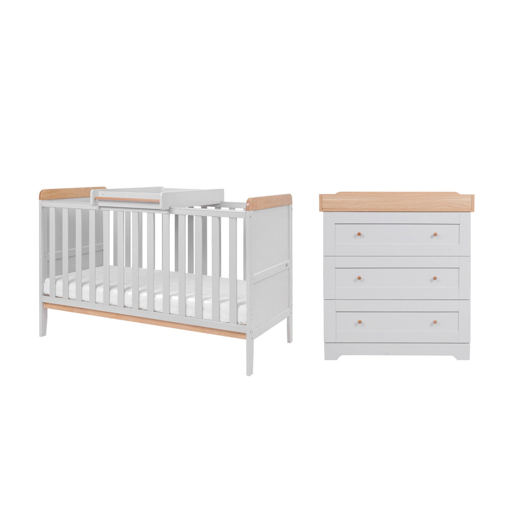 Tutti Bambini Rio 2 Piece Room Set - Honey Oak & Dove Grey