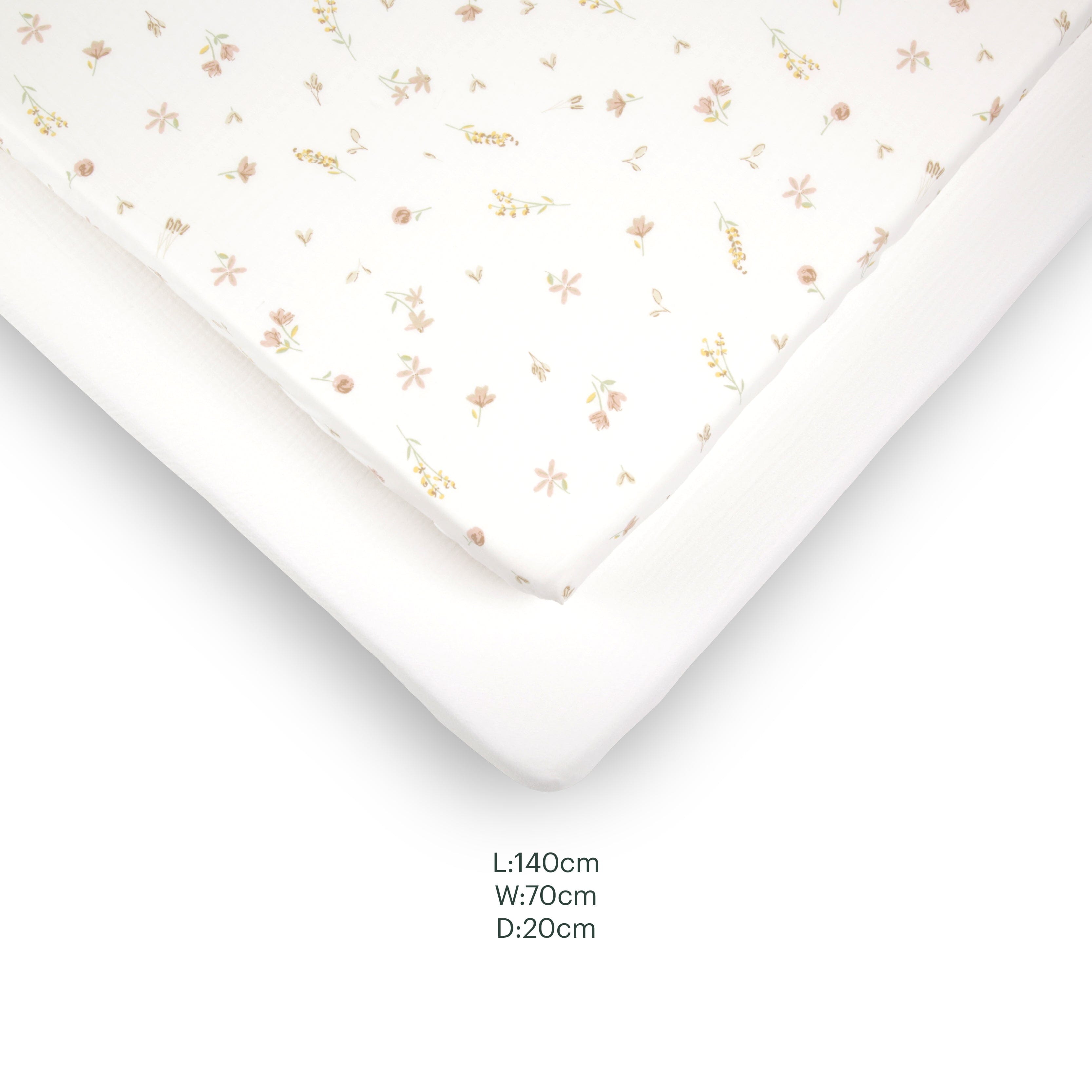 2 Pack Cot Bed Sheets - Cashmere Meadow