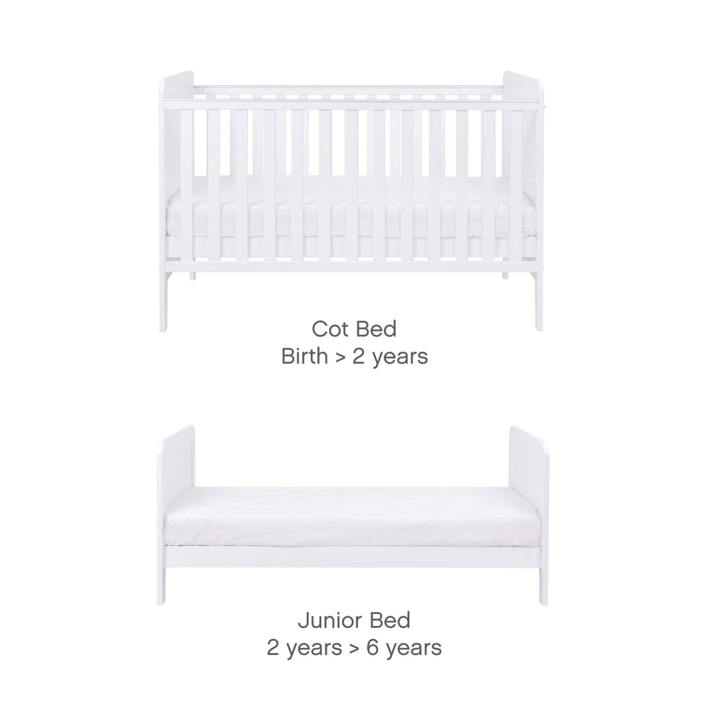 Tutti Bambini Rio 3 Piece Room Set - White