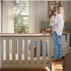 Burford Cot Bed - White & Oak