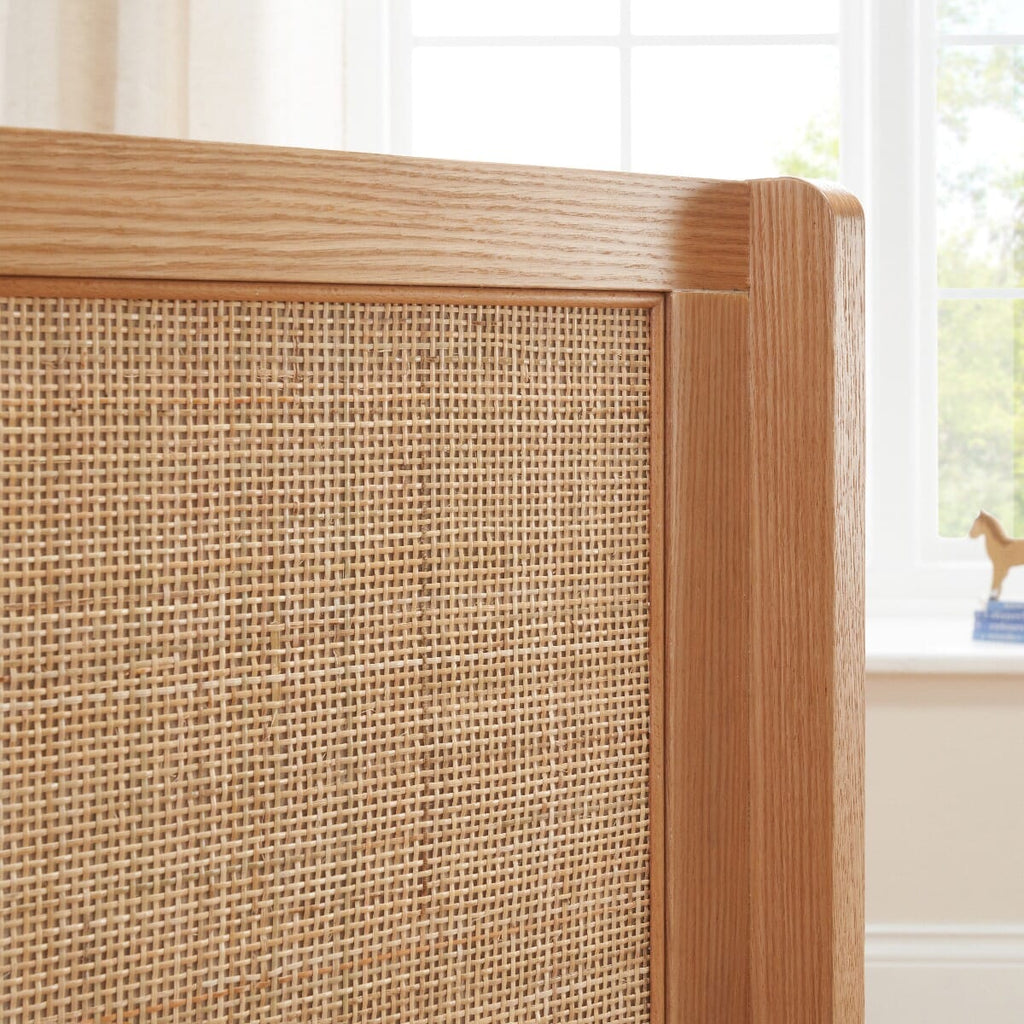 Tutti Bambini Japandi Mini Cot Bed - Light Oak