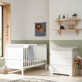 Tutti Bambini Rio 2 Piece Room Set - White & Dove Grey